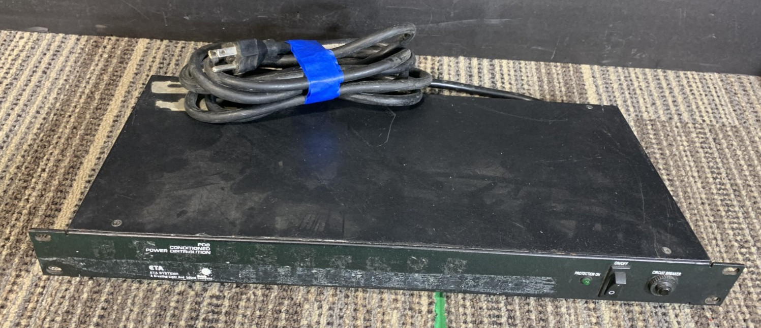 ETA Systems PD8 Conditioned Power Distribution 8-Outlets Rack Mount Power Strip
