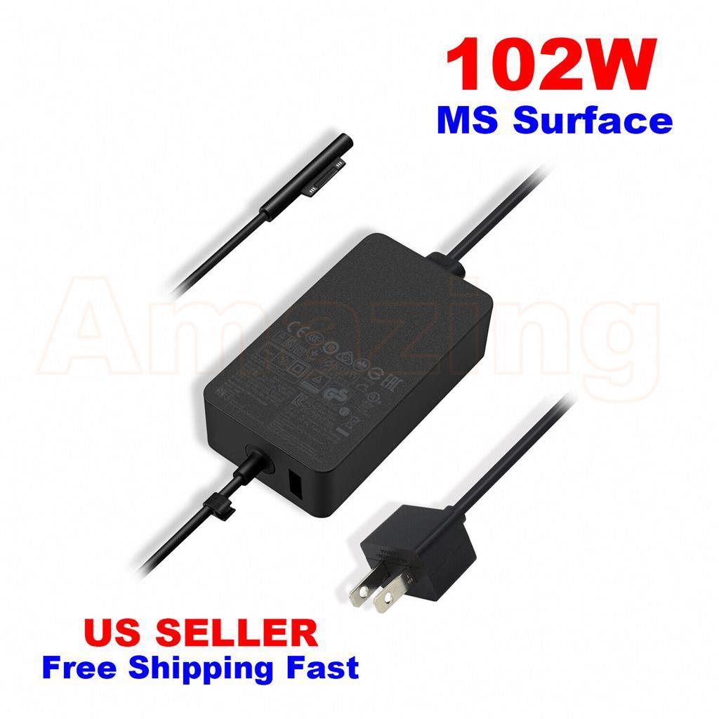 15V 102W Surface Laptop Charger for Microsoft Surface 1798 Charger Power Adapter