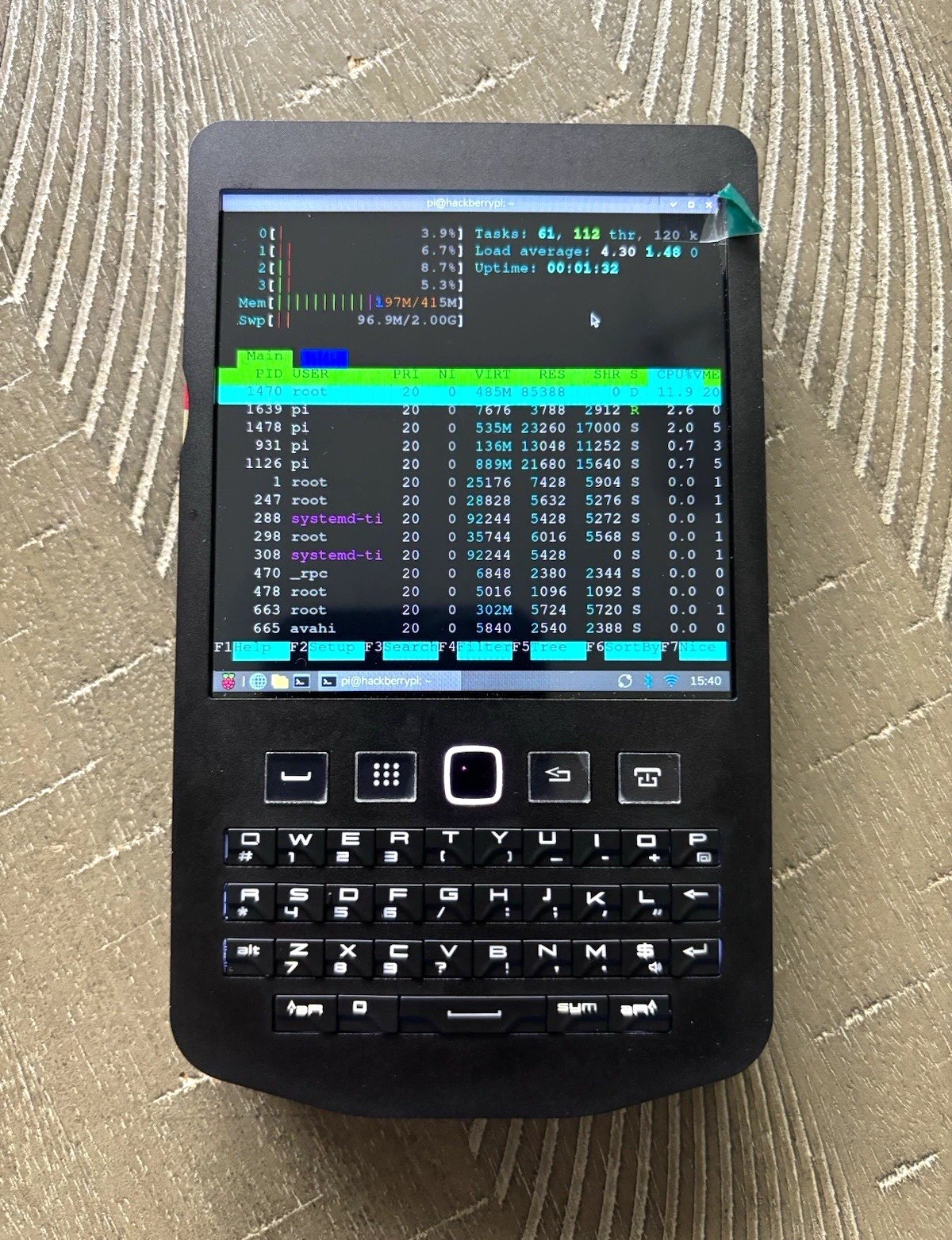 HackberryPi Zero 9981 – Linux Pocket Computer | Raspberry Pi Zero 2W  Cyberdeck