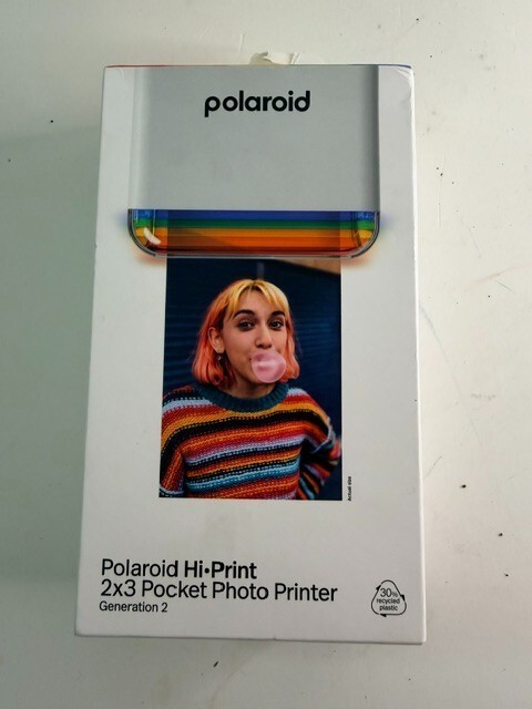 Polaroid Hi-Print 2x3 Generation 2 Bluetooth Pocket Photo Printer (White)  #637