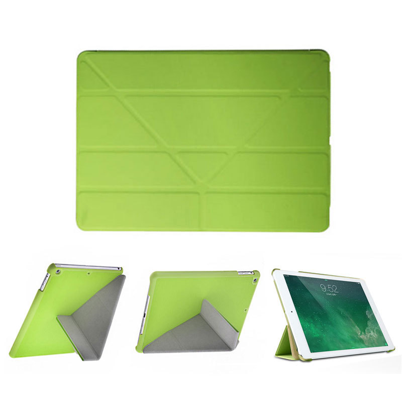 Refuelergy For iPad Air iPad 5 GREEN PU Leather Folio Stand Ultra Slim Case