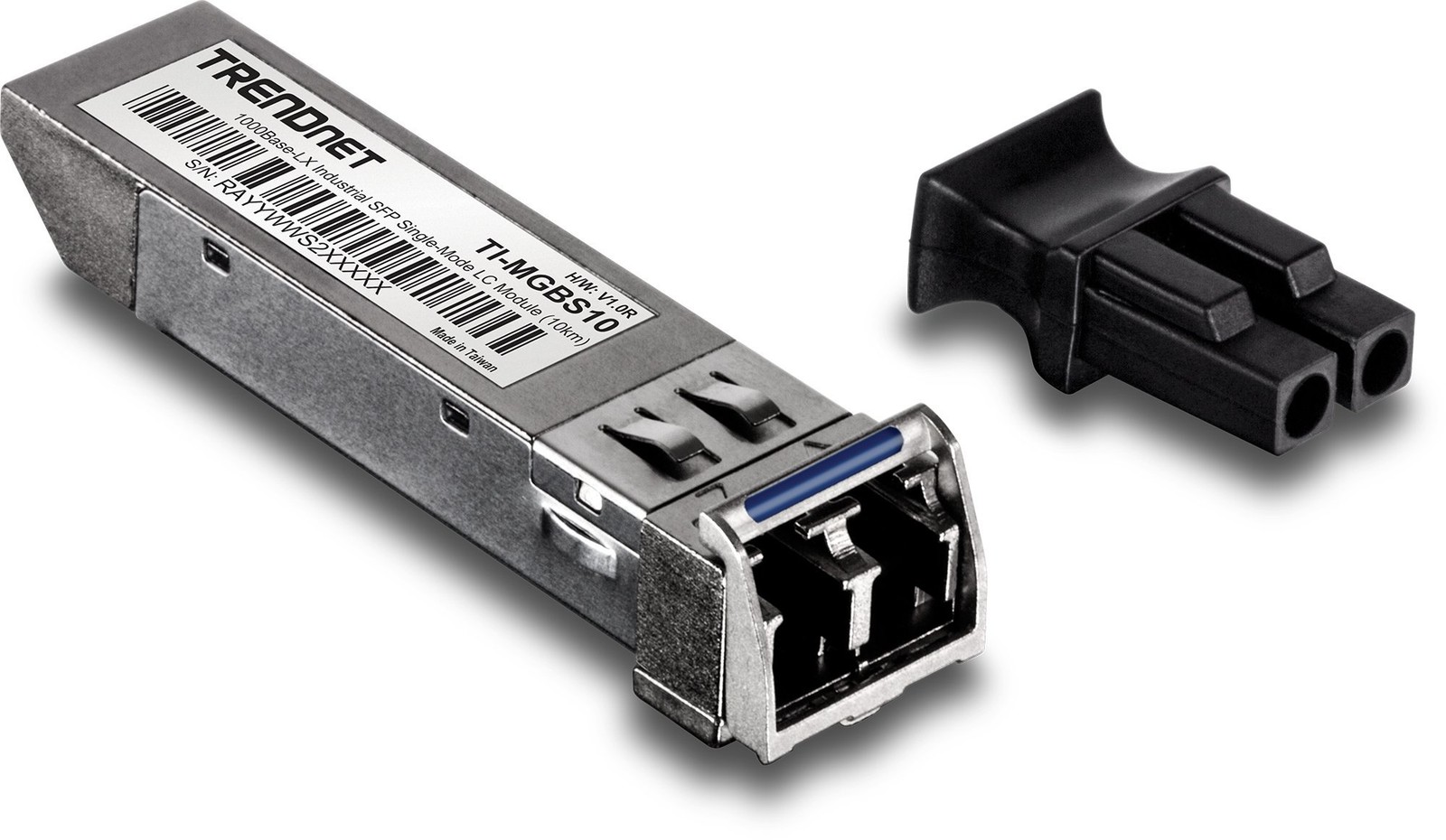 TRENDnet 1000Base-LX Industrial SFP Single-Mode LC Module [10km] (ti-mgbs10)