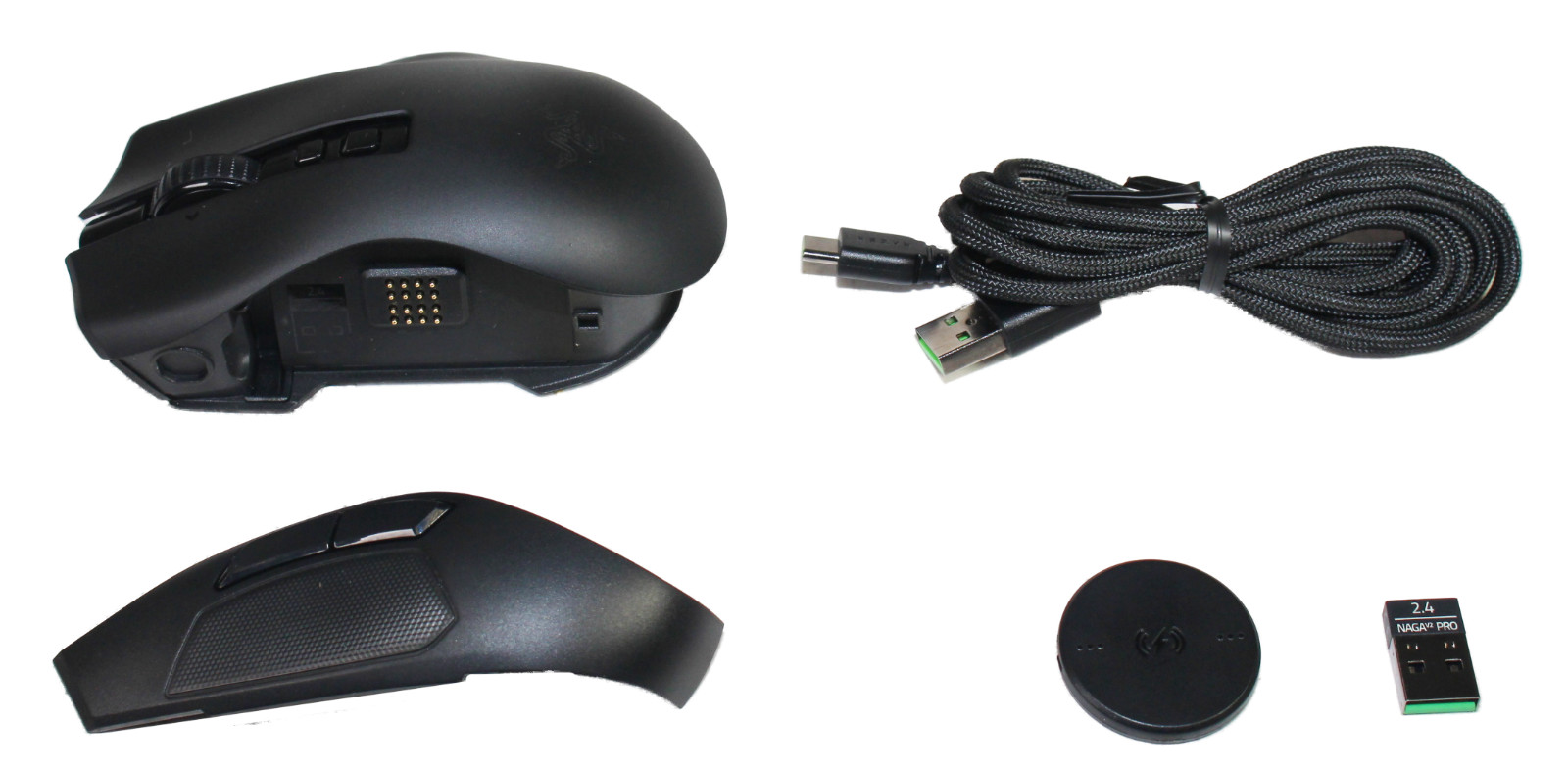Razer Naga V2 Pro Hyperspeeed Wireless MMO Gaming Mouse Focus Pro 30K Optical
