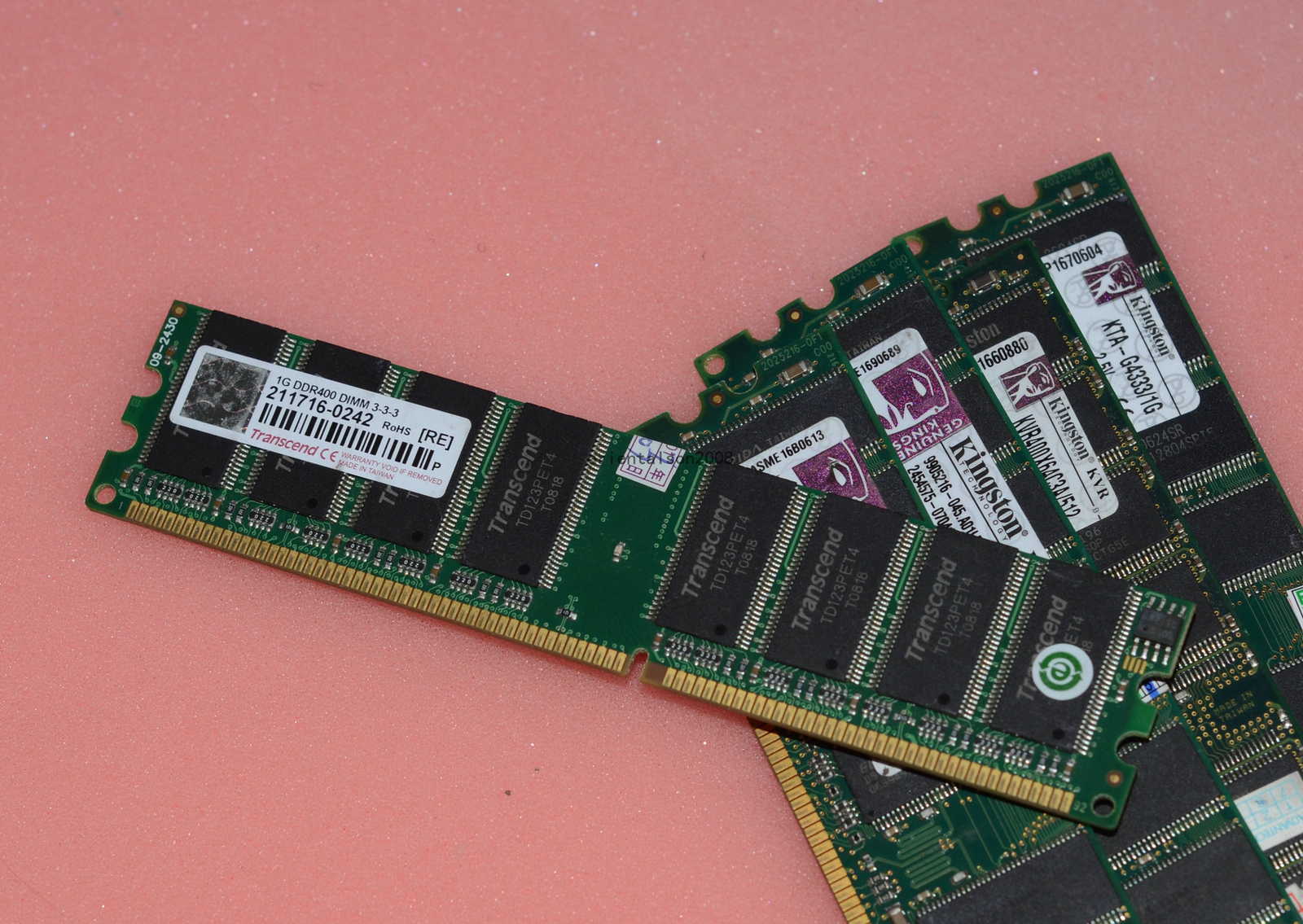 QTY 1 X 512MB PC3200 400Mhz DDR Samsung. HY Kingston RAM MEMORY