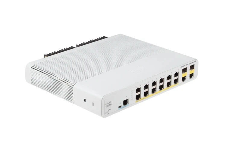 CISCO WS-C2960C-12PC-L 12-Port FE POE Switch GigE Uplink ios-15.2 2960C-12PC-S