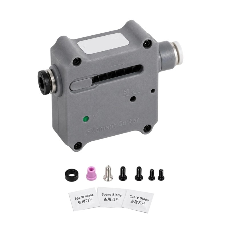 Mechanical Filament Cutter for 3D Printer Care and Loading Work