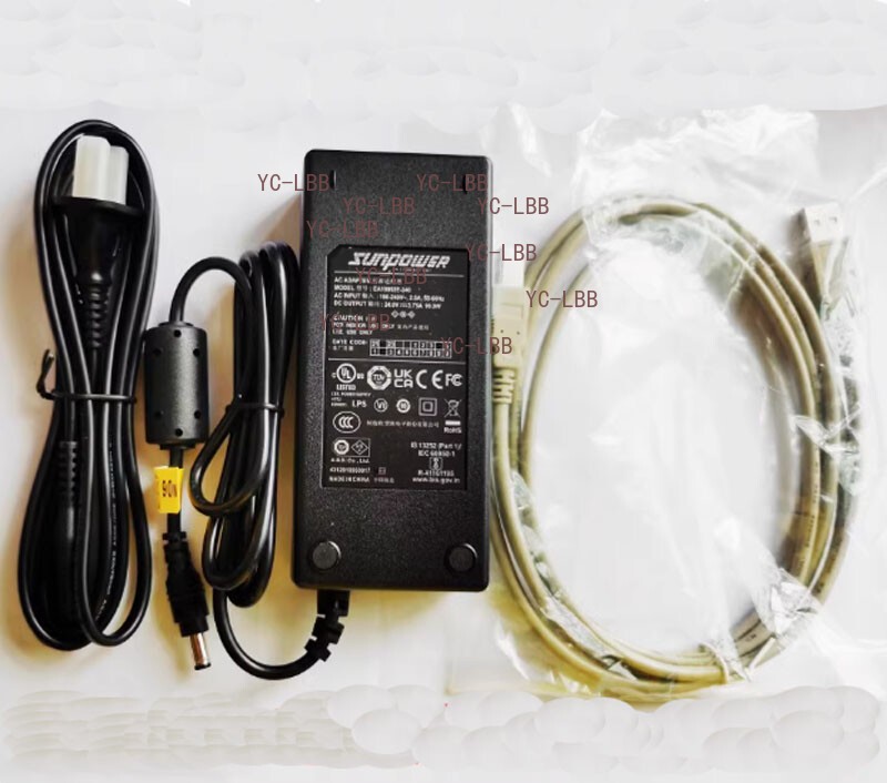 24V 3.75A Genuine EDAC SUNPOWER Adapter EA10952E-240 Power Supply Card Printer