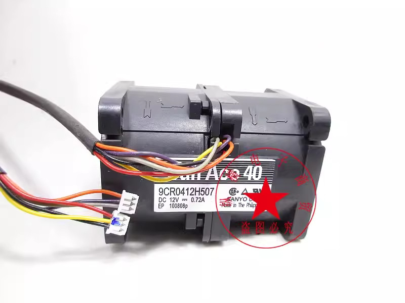 1PC Sanyo 9CR0412H507 4056 12V 0.72A 4CM cooling fan