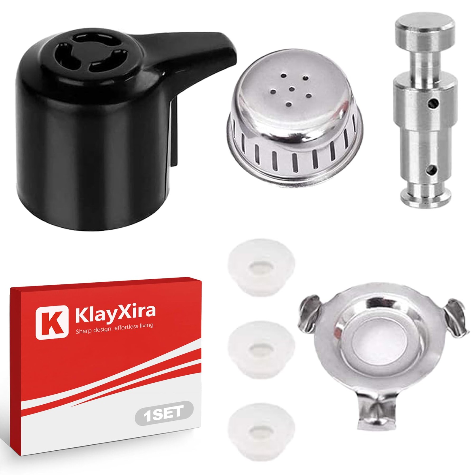 1 Set Pressure Cooker Steam Release Valve Repair Kit, Float Valve + Anti-Bloc...