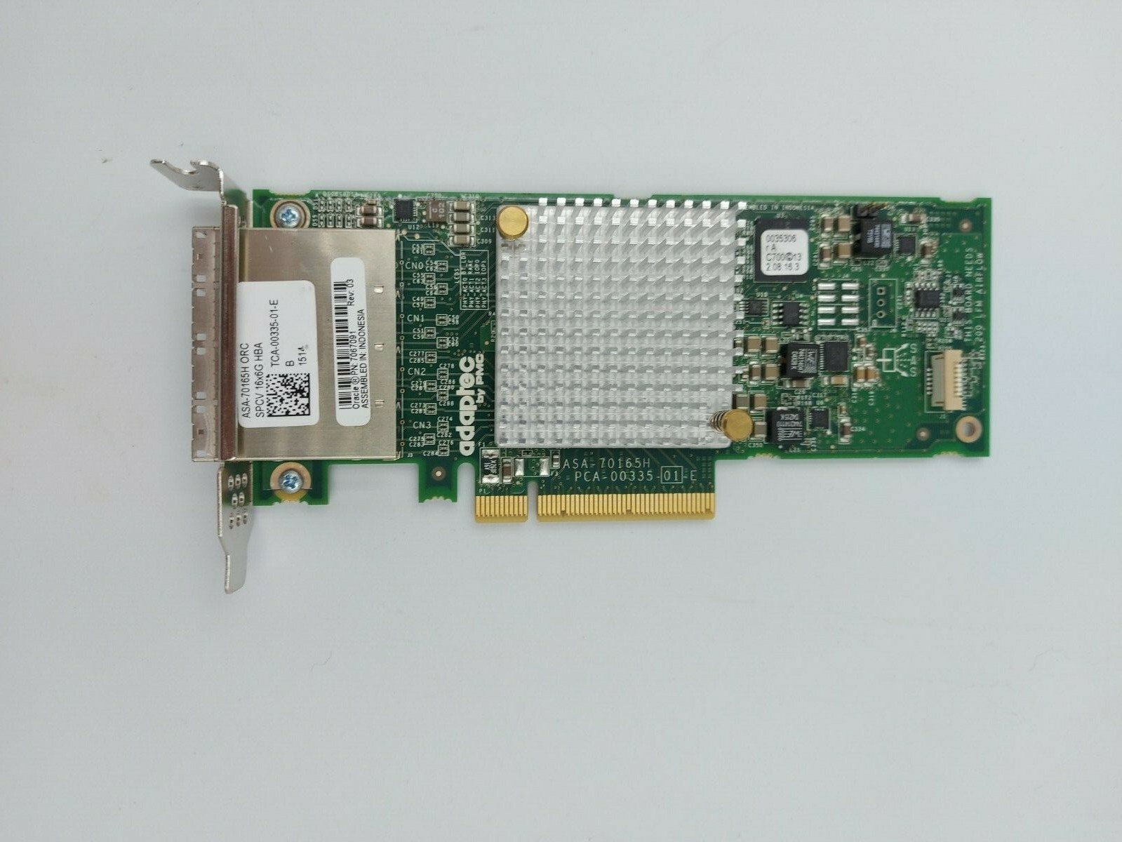 Sun Oracle 7067091 16 port 6Gbps SAS-2 HBA7103791 Adaptec Adaptec ASA-70165H