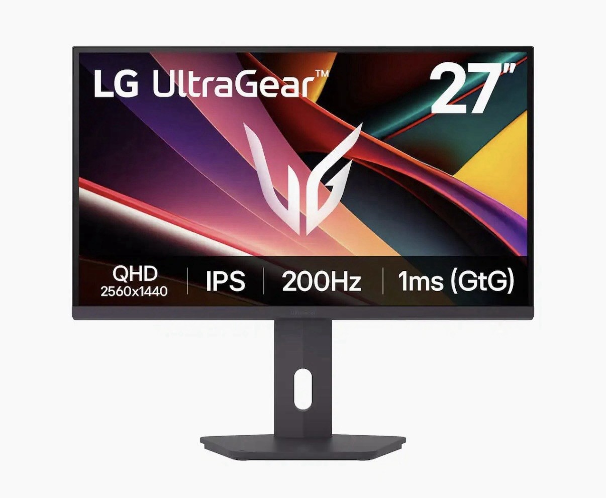 LG UltraGear IPS QHD 200HZ 27 Inch (HDMI DP) Black Monitor