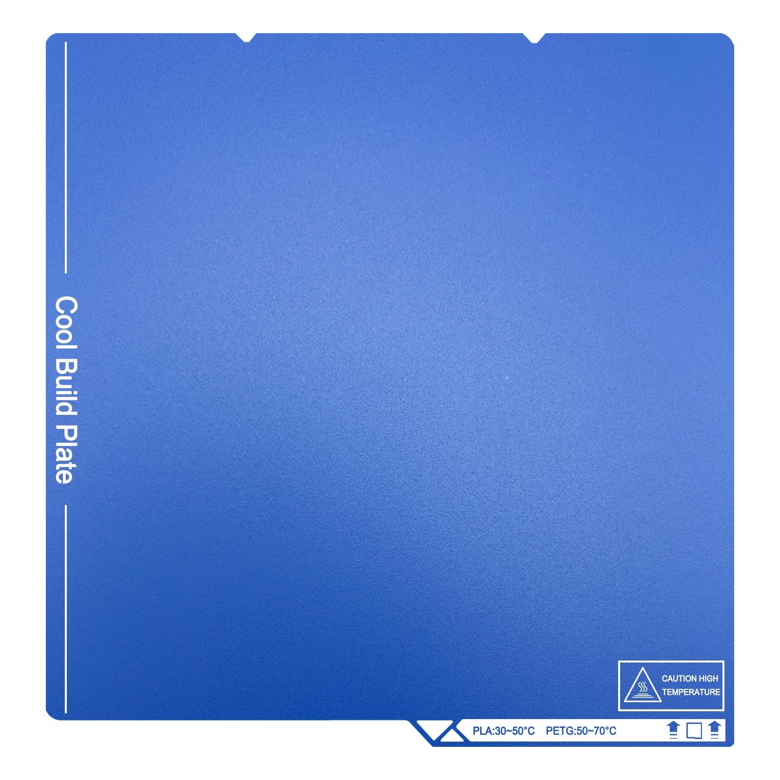 HIKUDIY 264x276mm Cold Build Plate for Anycubic Kobra 4/S1/X Combo 3D Printer