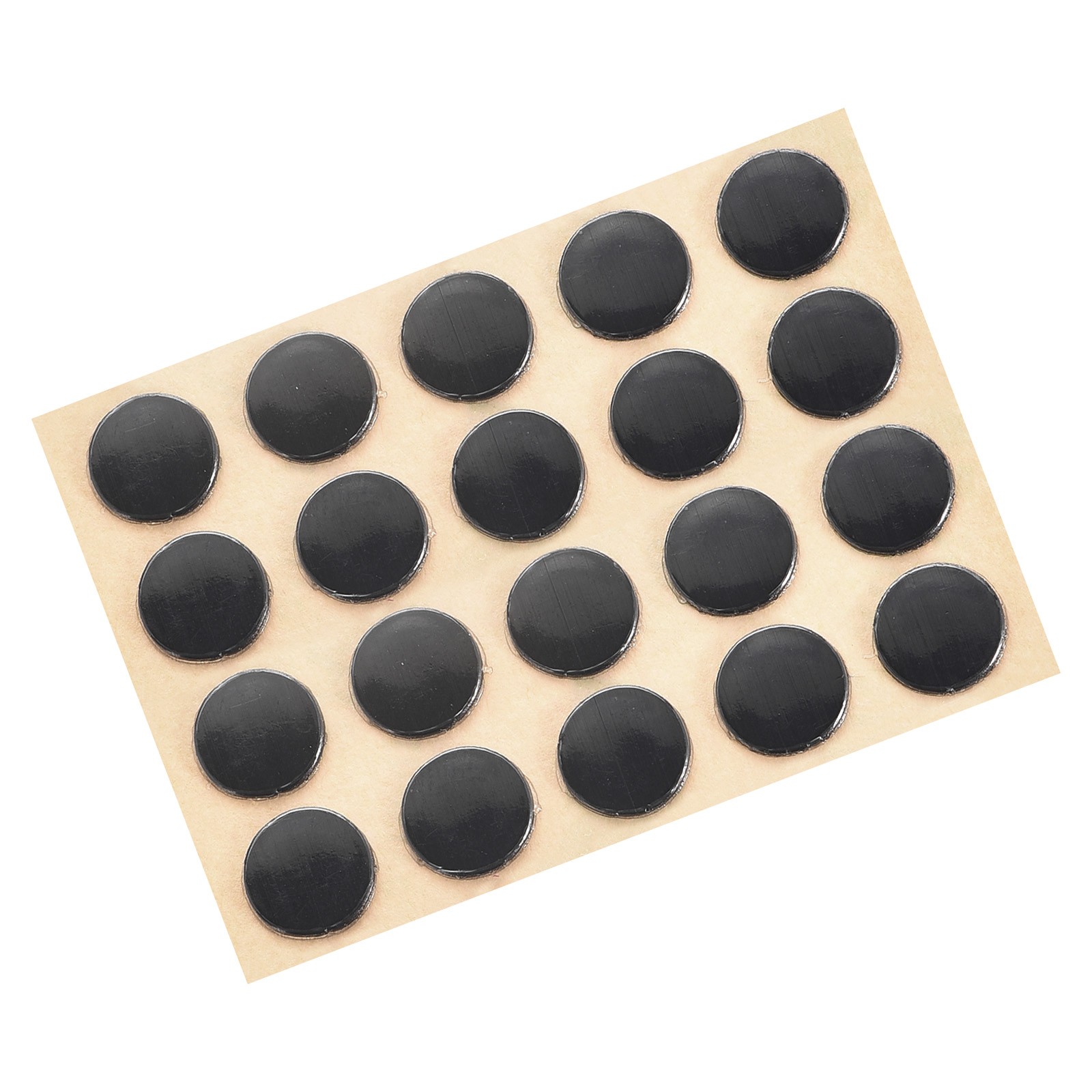 Round Mouse Feet Pads 0.7mm for Gaming Mouse Feet Replacement Black 20 Pcs