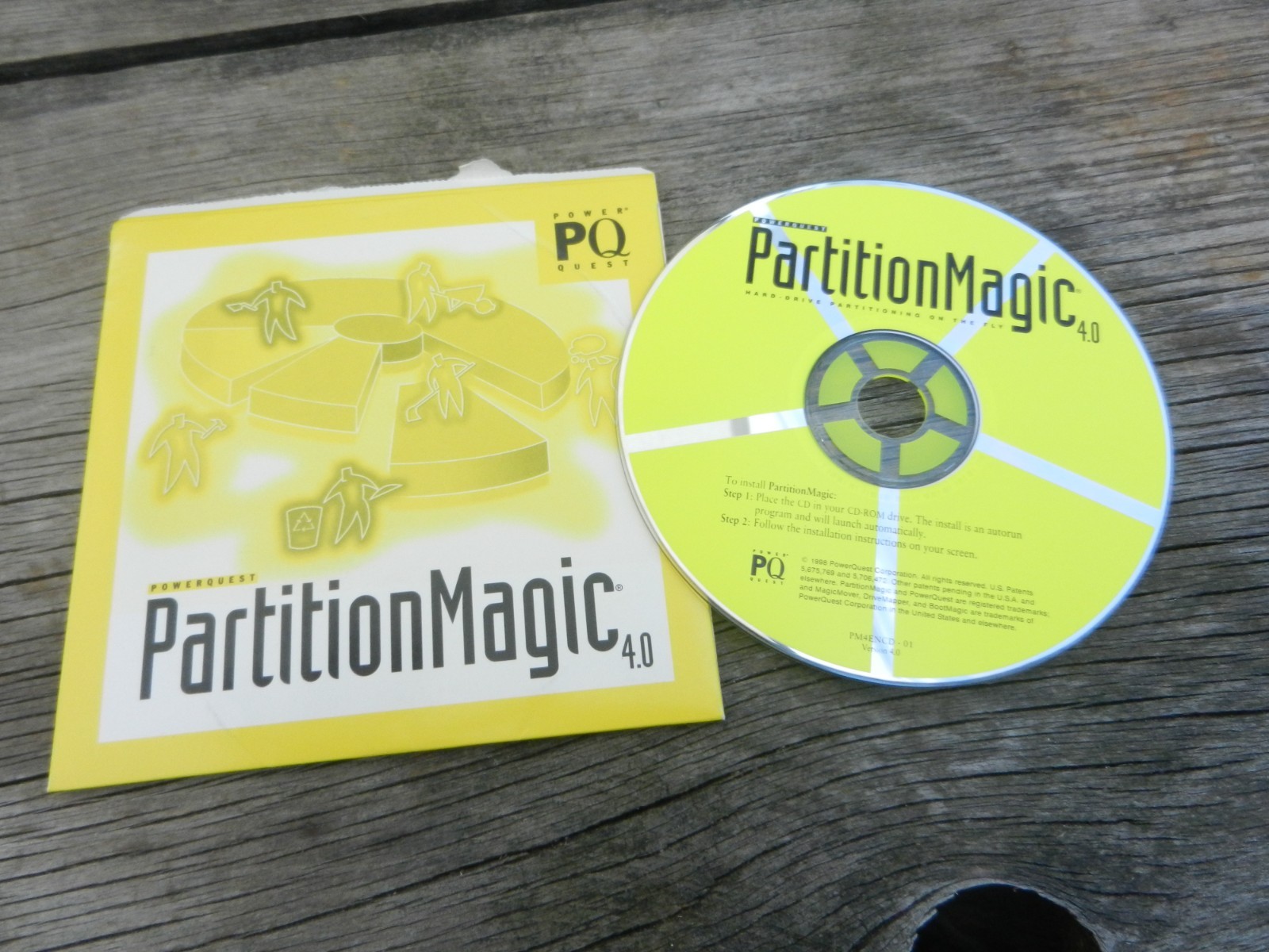 PartitionMagic 4.0 By PowerQuest Utility Software Hard Disk Partitioning