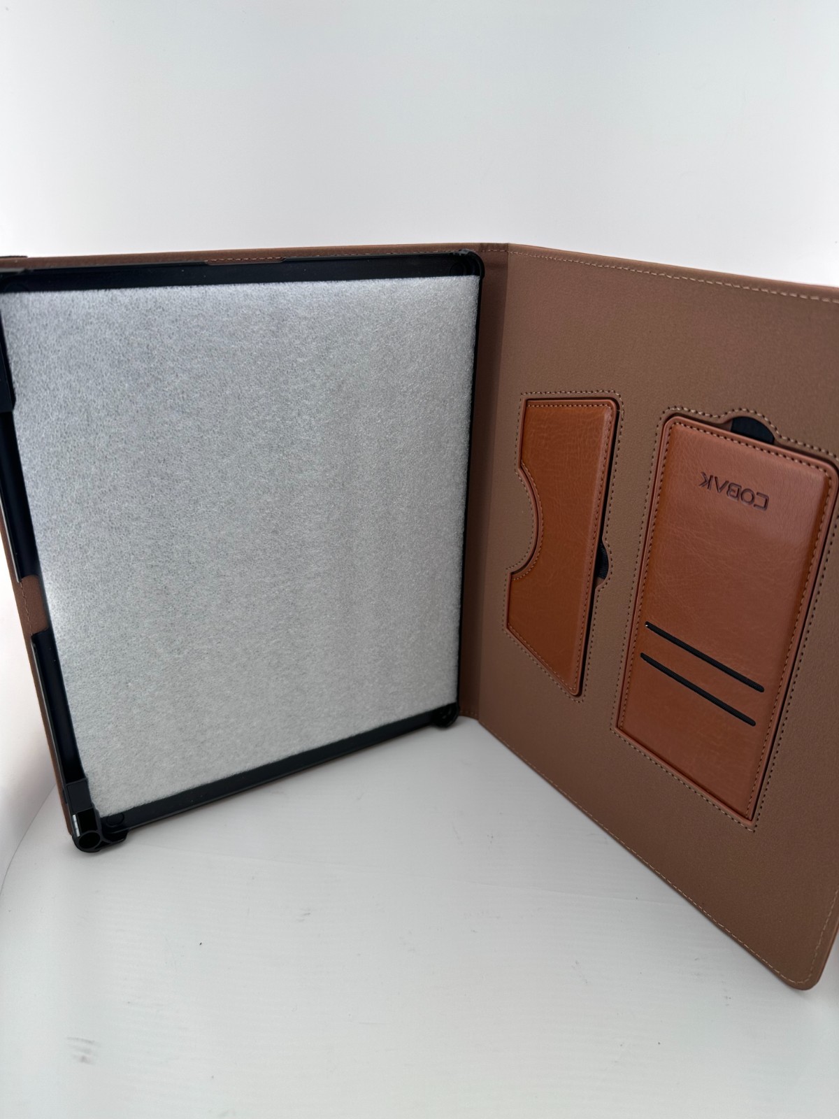 CoBak Case for 11" Kindle Scribe 3rd Gen 2025 Two View Angles Stand Cover Brown