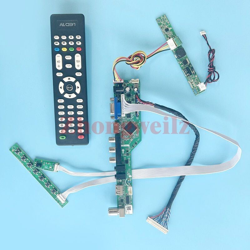 For M215HNE-L30 30-Pin LVDS 1920x1080 VGA+HDMI+AV+USB Panel LCD Driver Board Kit