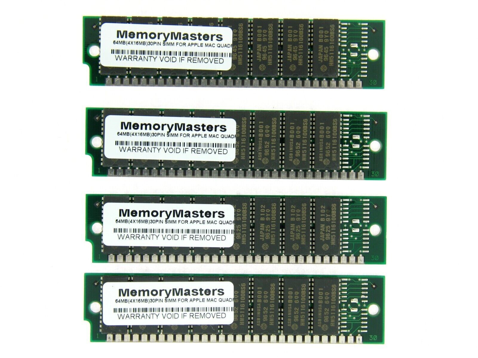 64MB 4x16MB 30pin Apple Mac Quadra 700, Performa 600, Mac IIsi Mac SE/30 SIMM