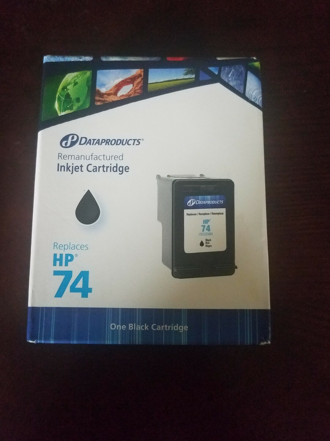 Dataproducts Replacement Black Ink Cartridge for HP 74 Printer-Remanufact-SHIP24