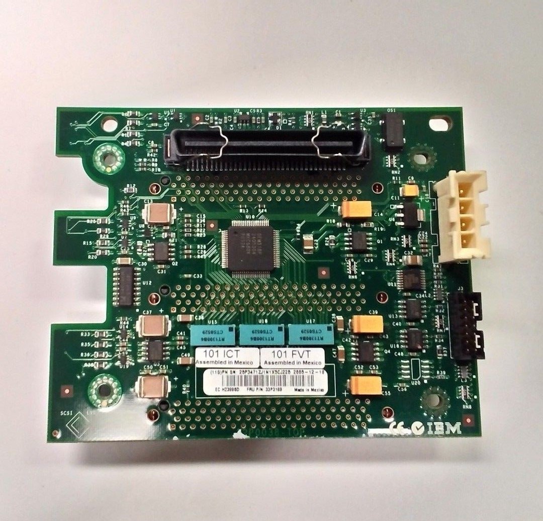 Genuine IBM X-Series x206 Server SCSI 3 Drive HDD Backplane 33P3169