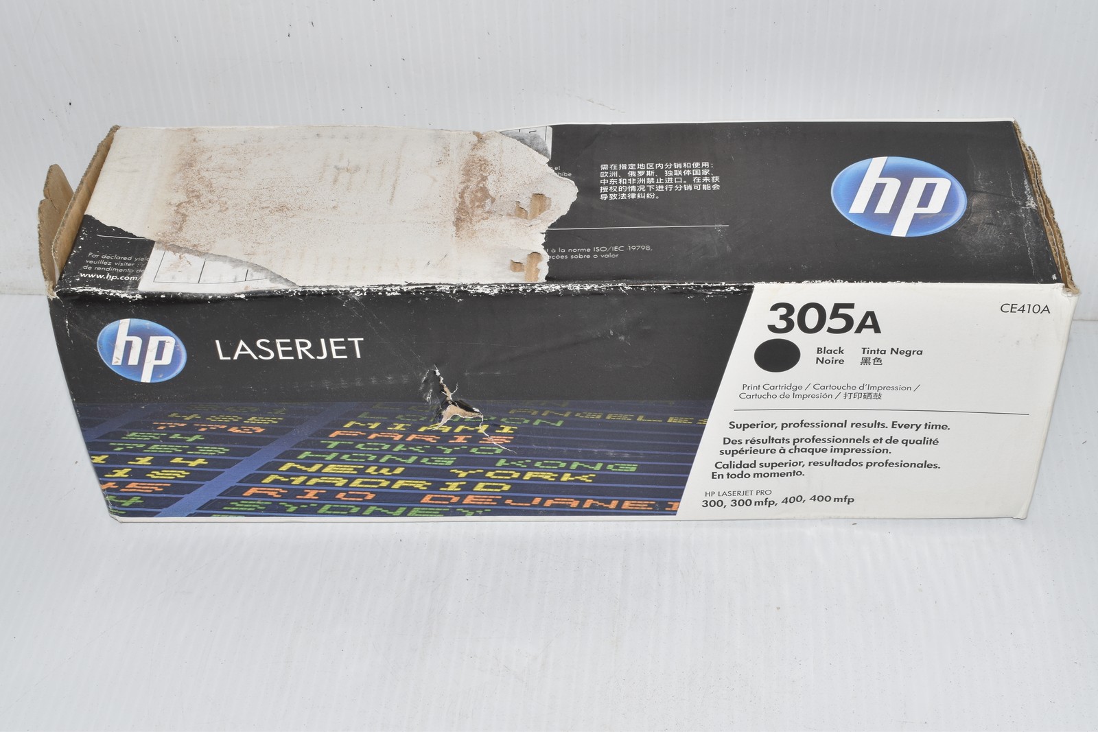 GENUINE HP LASERJET 305A(CE410A) BLACK TONER CARTRIDGE NEW (#3814)