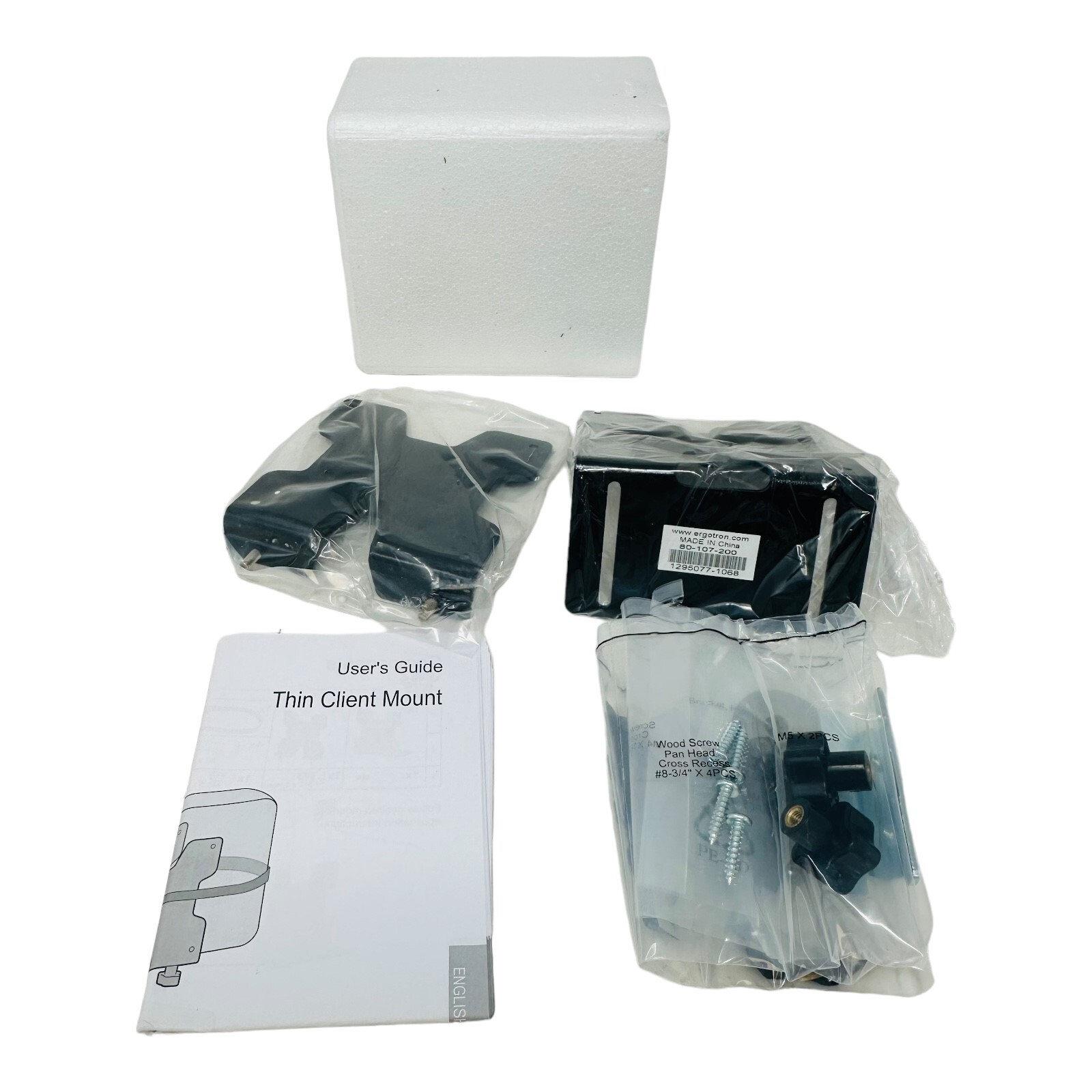 ERGOTRON 80-107-200 THIN CLIENT COMPUTER MPUNTING KIT NEW/UNUSED SURPLUS