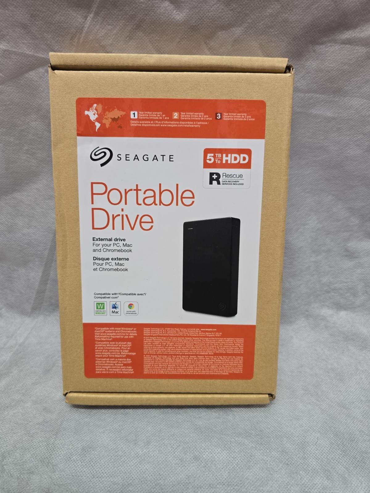 Seagate STGX5000400 5 TB, External Hard Drive