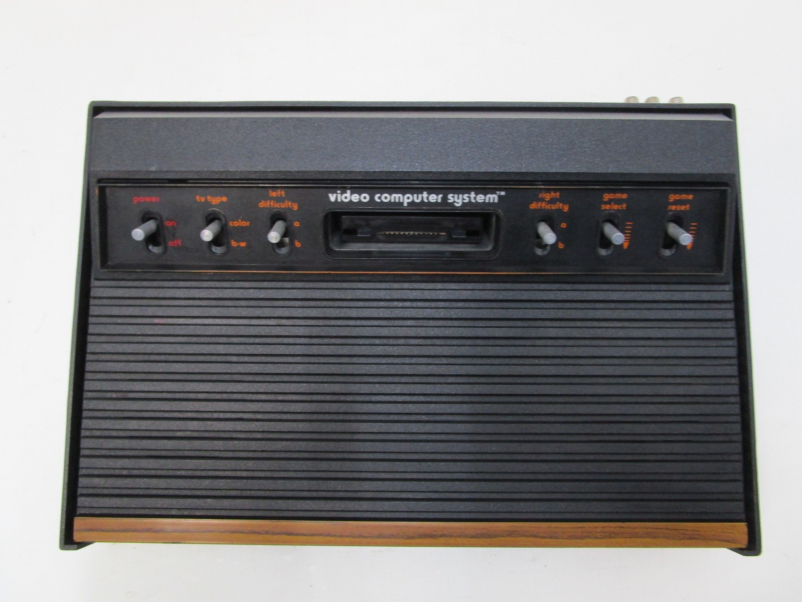 ATARI 6 SWITCH 6'ER CX-2600 WOOD GRAIN VID & TUNE-UP MOD TESTD/WRKIN LY5 🎮🕹️👾