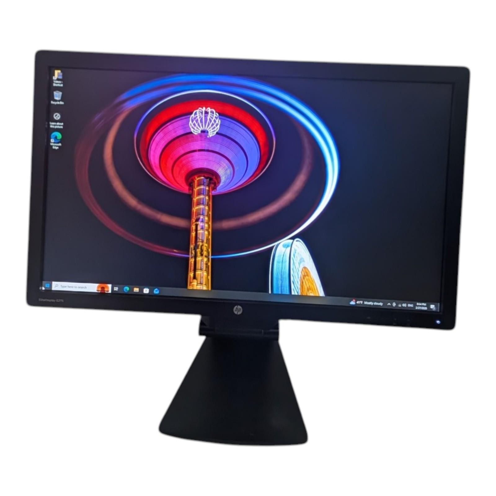 HP EliteDisplay E271i 27inch IPS FHD 1920x1080 LED Backlit LCD Monitor VGA