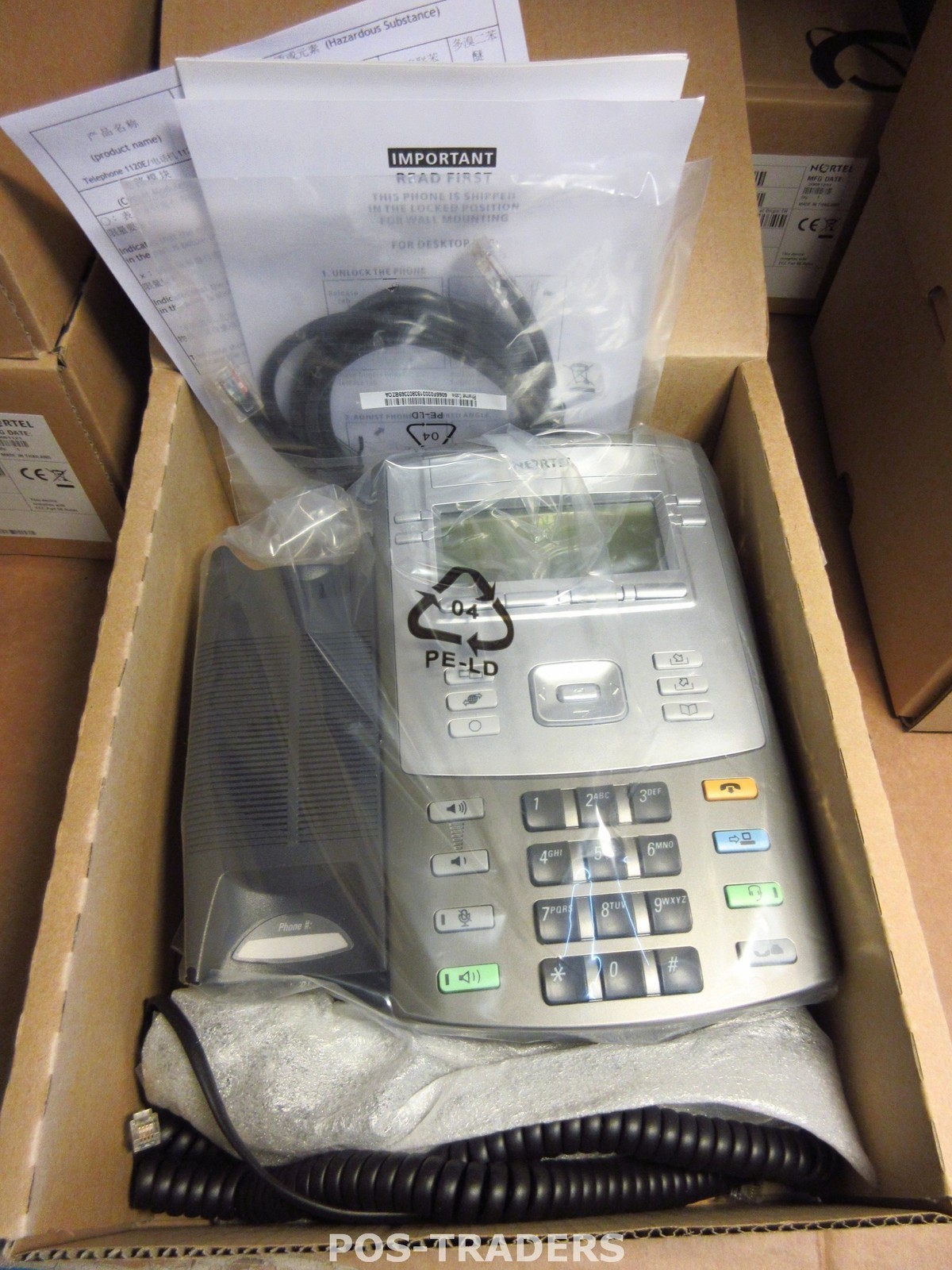 Nortel 1120E IP PhoneVoIP Backlit LCD Display 10/100/1000 Base-T SIP NEW NEW