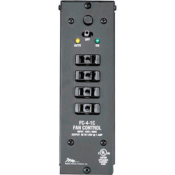 Middle Atlantic FC-4-1C PROPORTIONAL SPEED THERMOSTATIC FAN CONTROLER