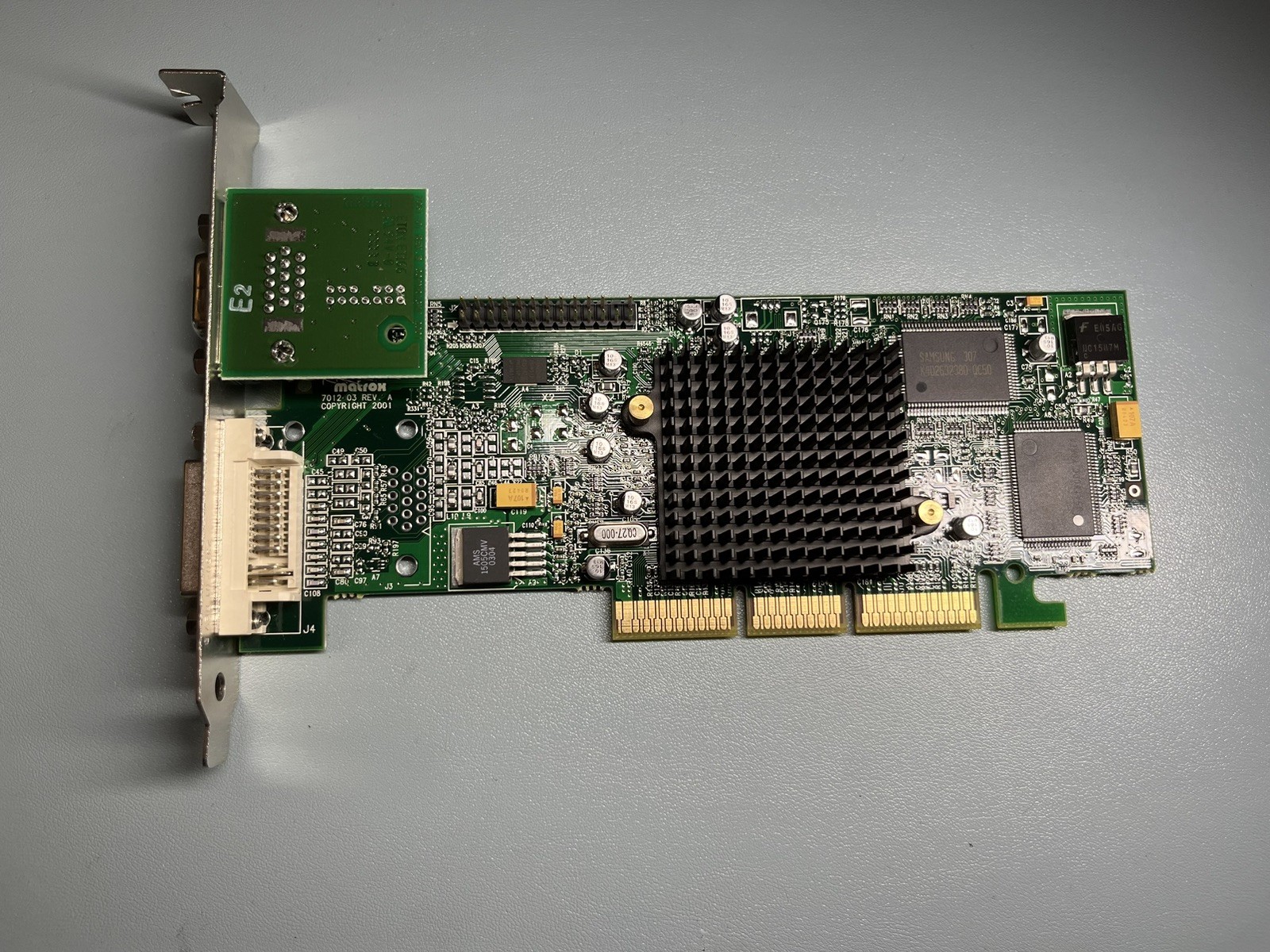 Matrox 7012-03 Rev. A G550 G55+MDHA32DR 32MB 64-bit DDR AGP 4X/8X Graphics Card