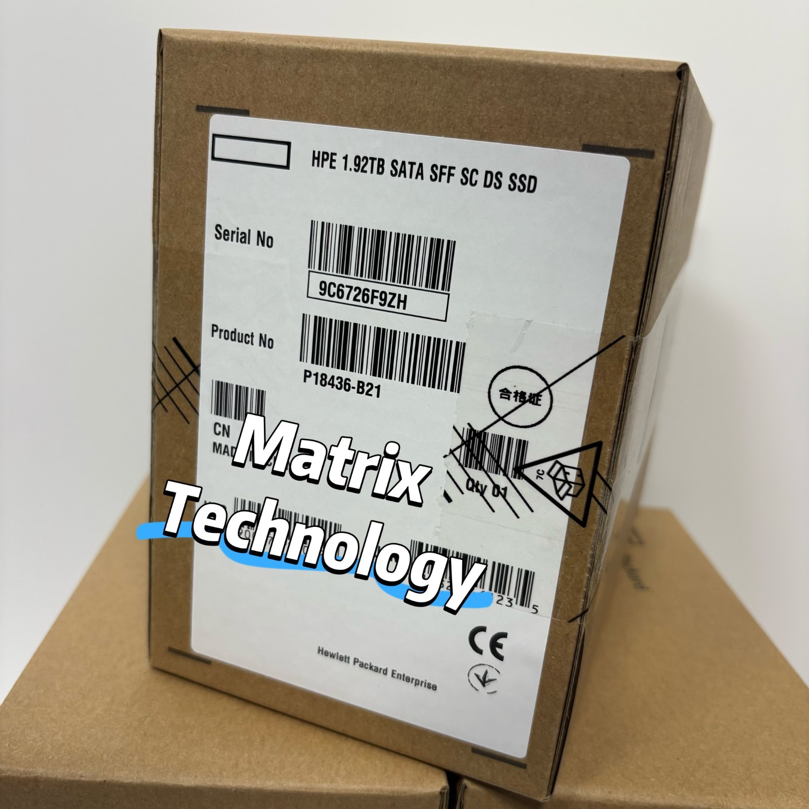 HPE 1.92TB SATA P18436-B21 2.5" MU P19695-001 SSD G9 G10 Solid State Drive