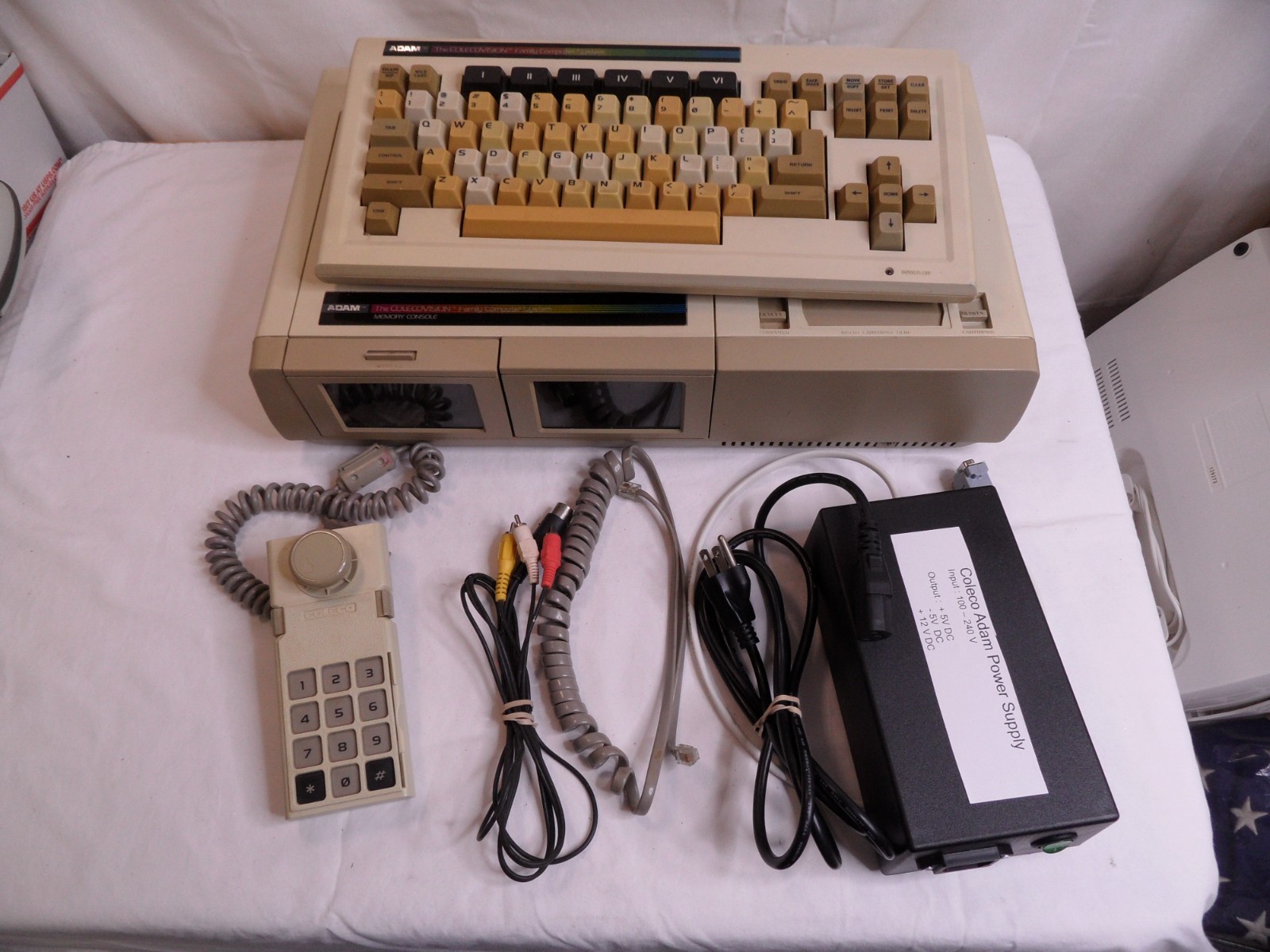 Coleco Adam Computer.  w/ New Power Sup, Keyboard, Controller- Tested , Working