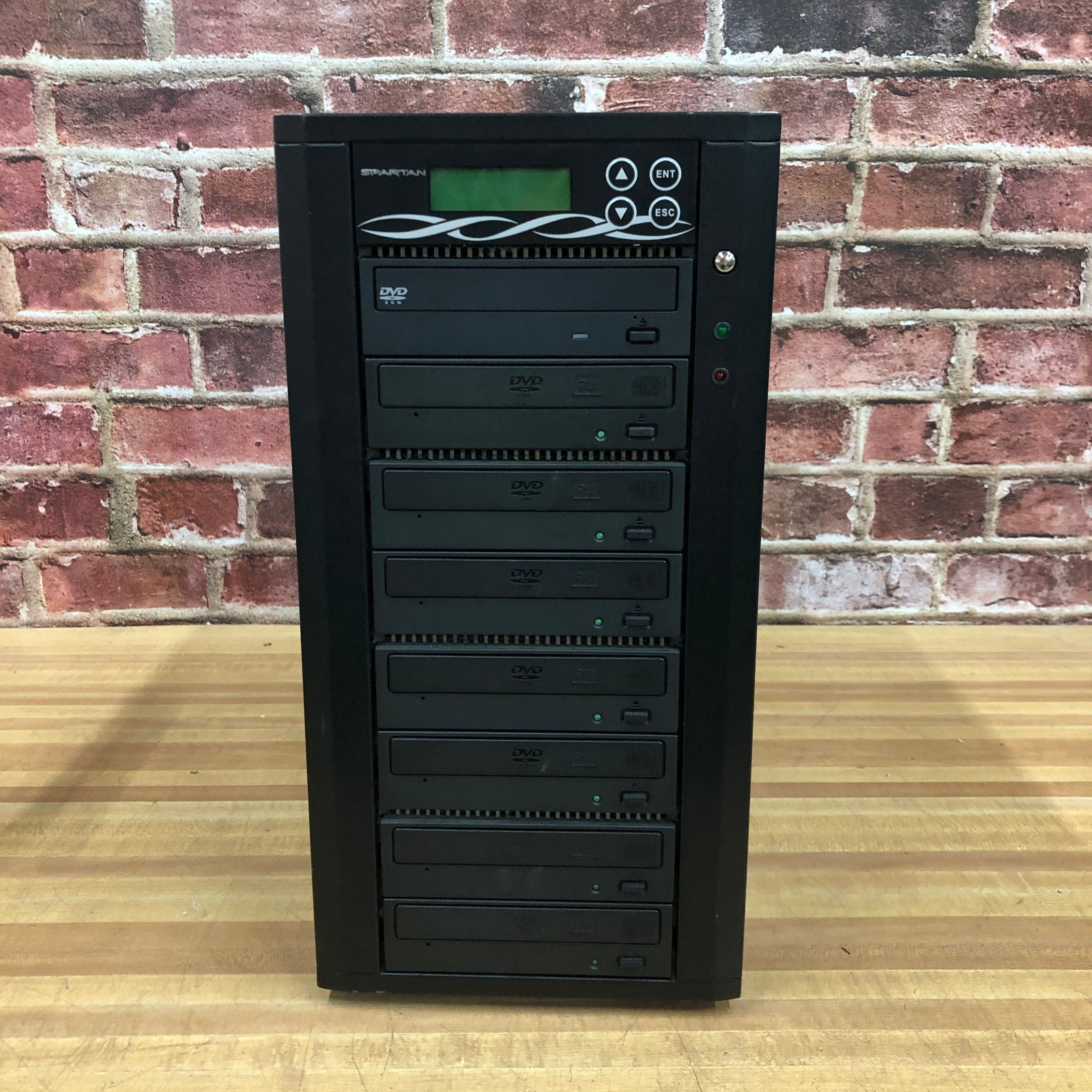 Spartan 1-to-5 Standalone CD/DVD Disc Duplicator Tower w/USB PC-Link Interface