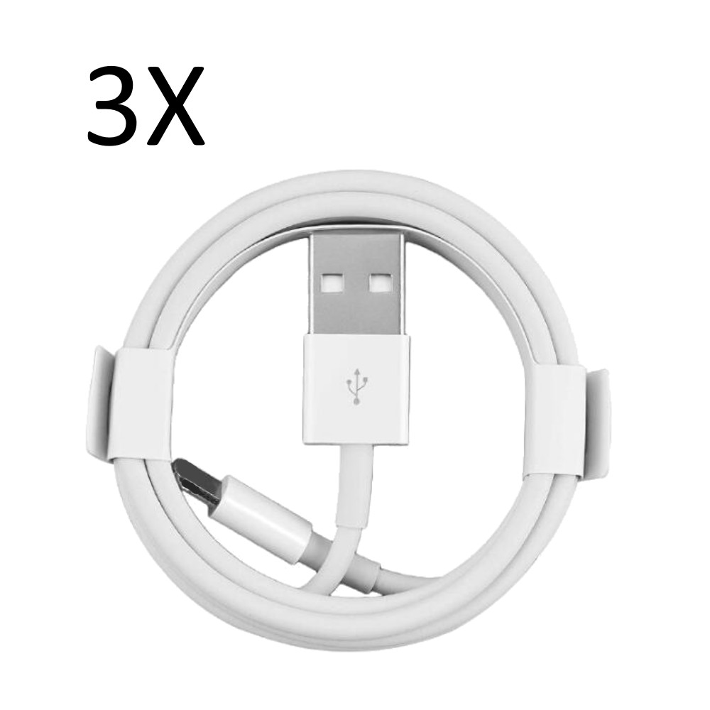 For iPhone 13 12 11 Pro Max XR 8 7 6 SE USB Charger Cable Power Adapter Cord Lot