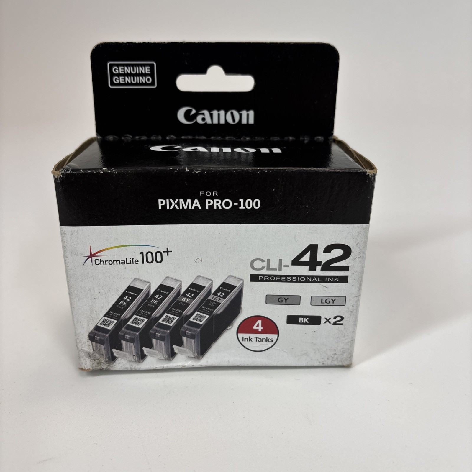 Genuine Canon CLI-42 Ink Cartridges - 4 Pack Brand New