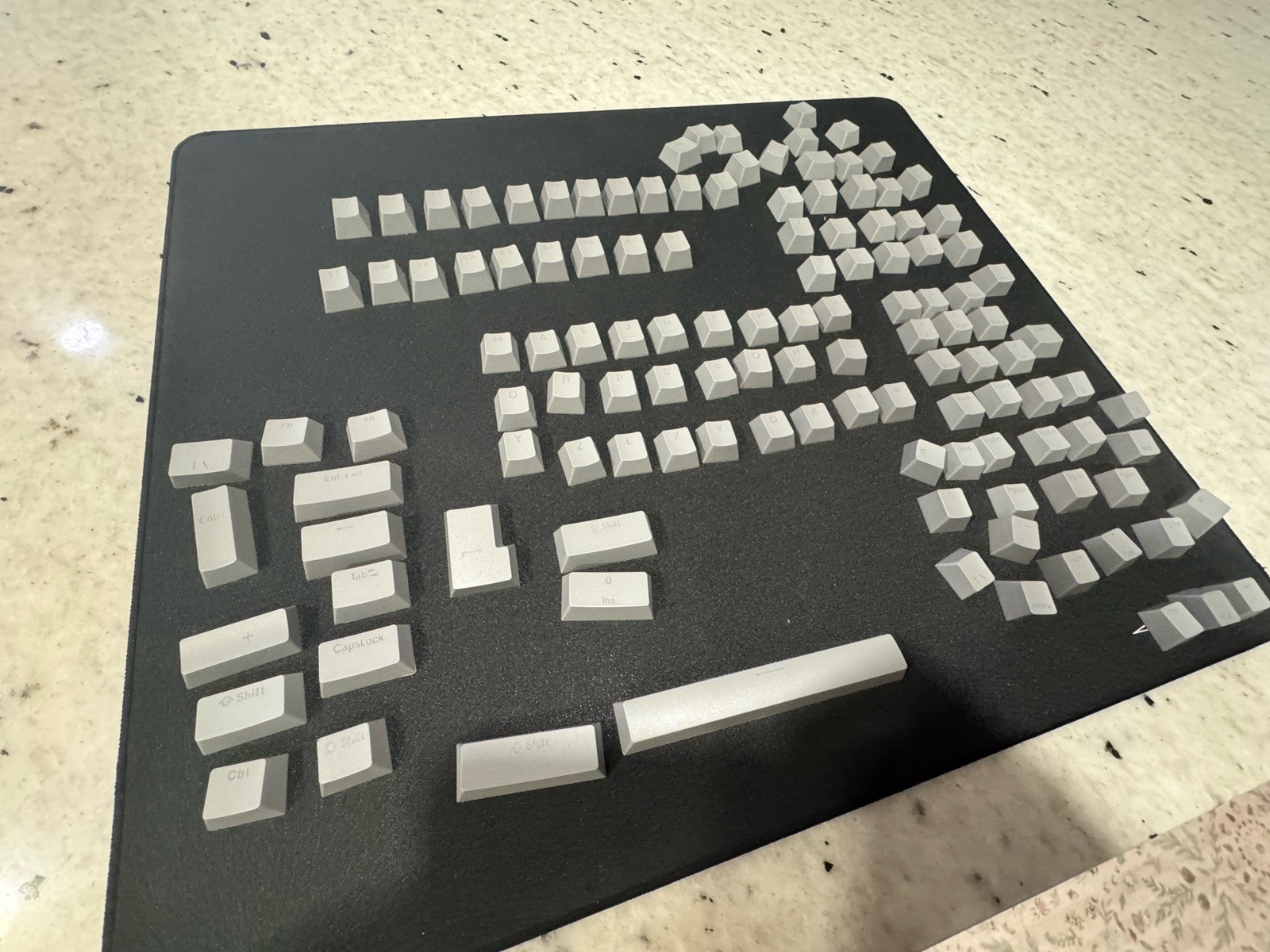 126 Cherry  Profile Gray  Mechanical Keyboard Key Cap Set New