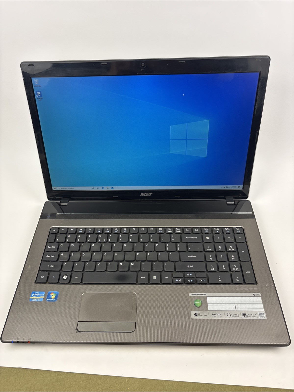 Acer Aspire 7750-6423 17.3" Laptop i5-2430M 4GB 640GB Win 10 New Battery