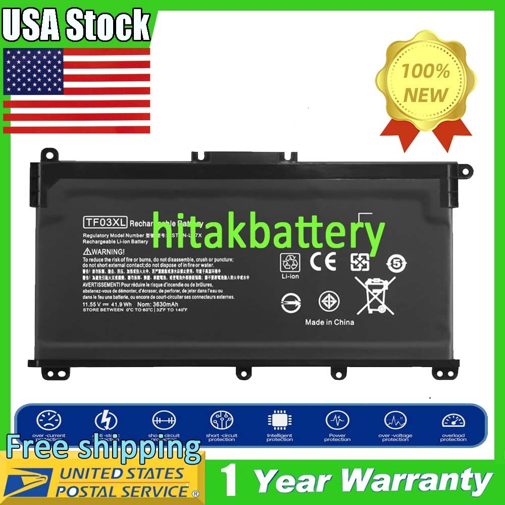 Battery For HP Pavilion 15-cc060wm 15-cc195cl 15-ck075nr HSTNN-UB7J TPN-Q188 US