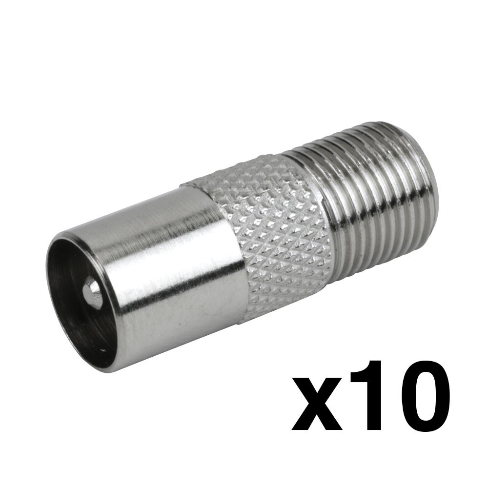 Construct Pro F Female to PAL Male Adaptors (10 Pack)