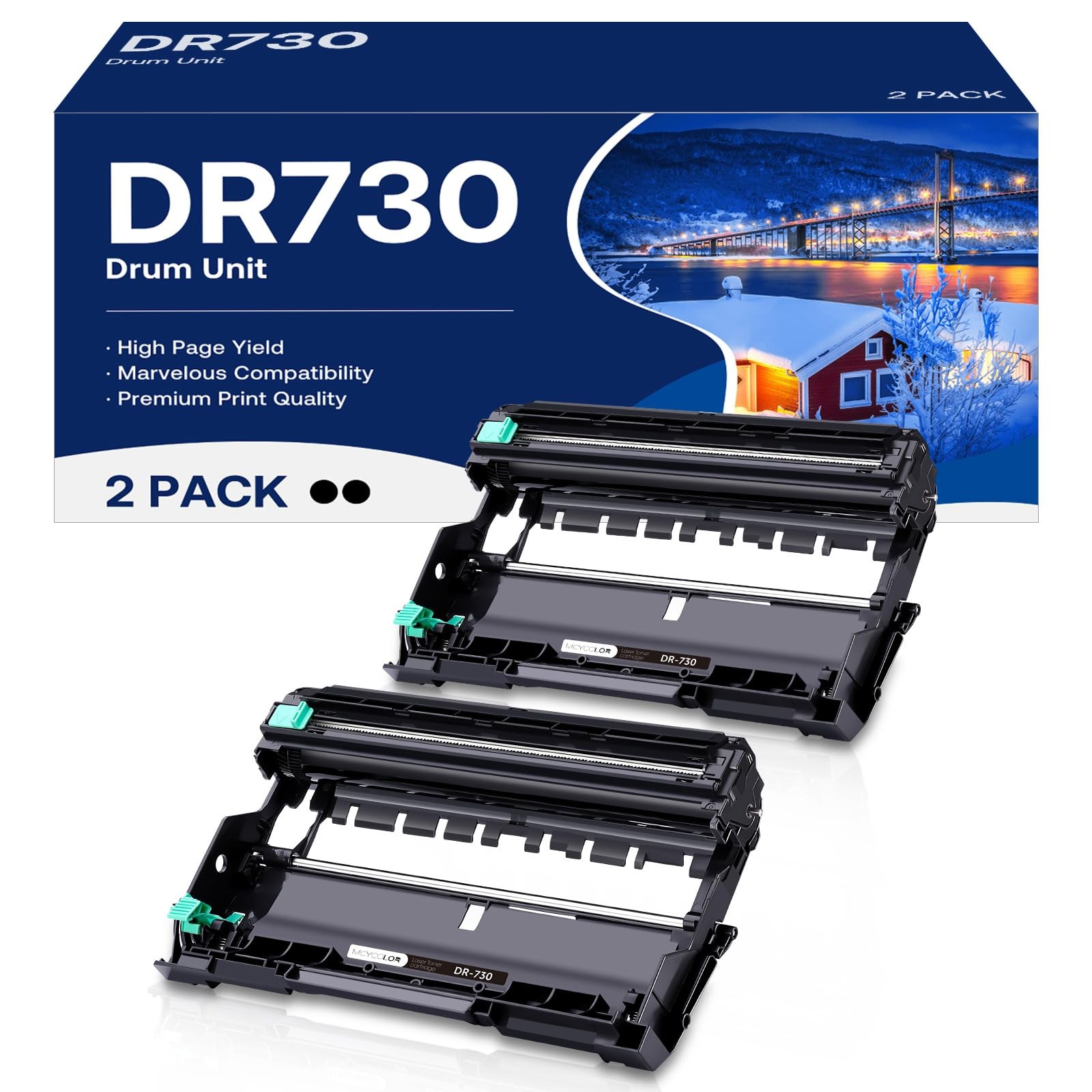 MCYCOLOR Compatible DR730 Drum Unit Replacement for Brother DR-730 DR 730 to