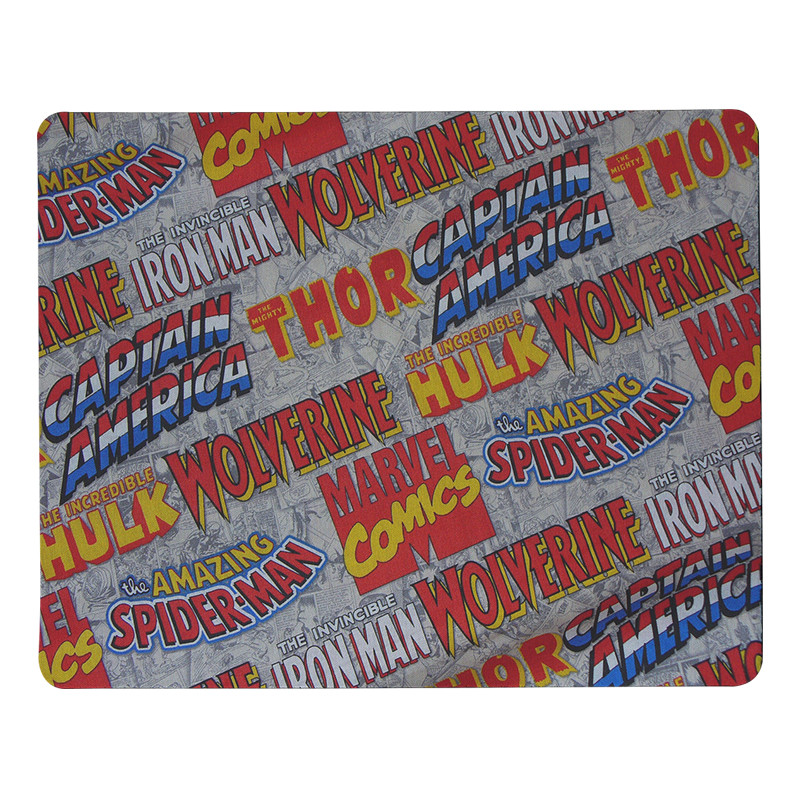 HQ1 MARVEL COMICS LOGOS Spider-Man Wolverine HULK CAP  MOUSE PAD 9 X 7inch USA