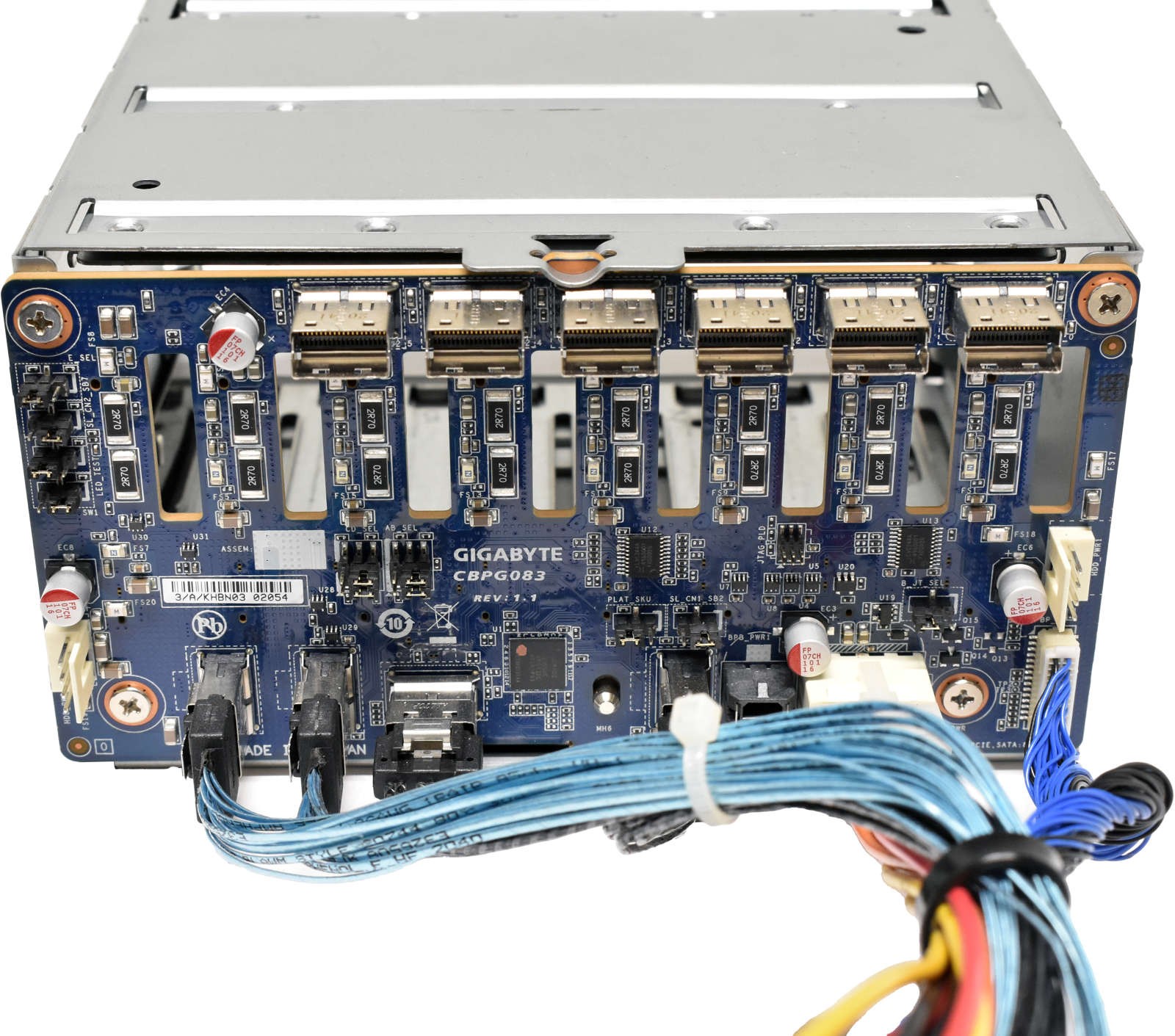 Gigabyte G292-Z20 8-Port SFF Backplane Board CBPG083 + Cage + Cable