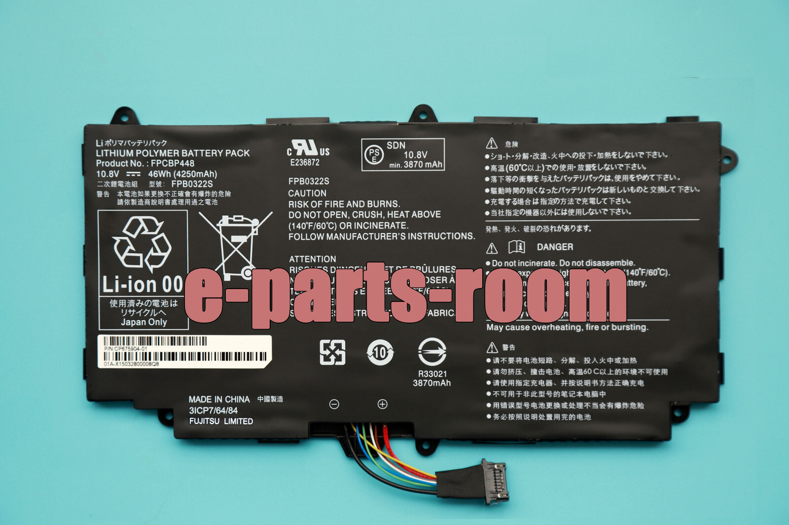 New 46Wh Genuine FPCBP448 Battery for Fujitsu Stylistic Q775 Q736 Q737 FPB0322S