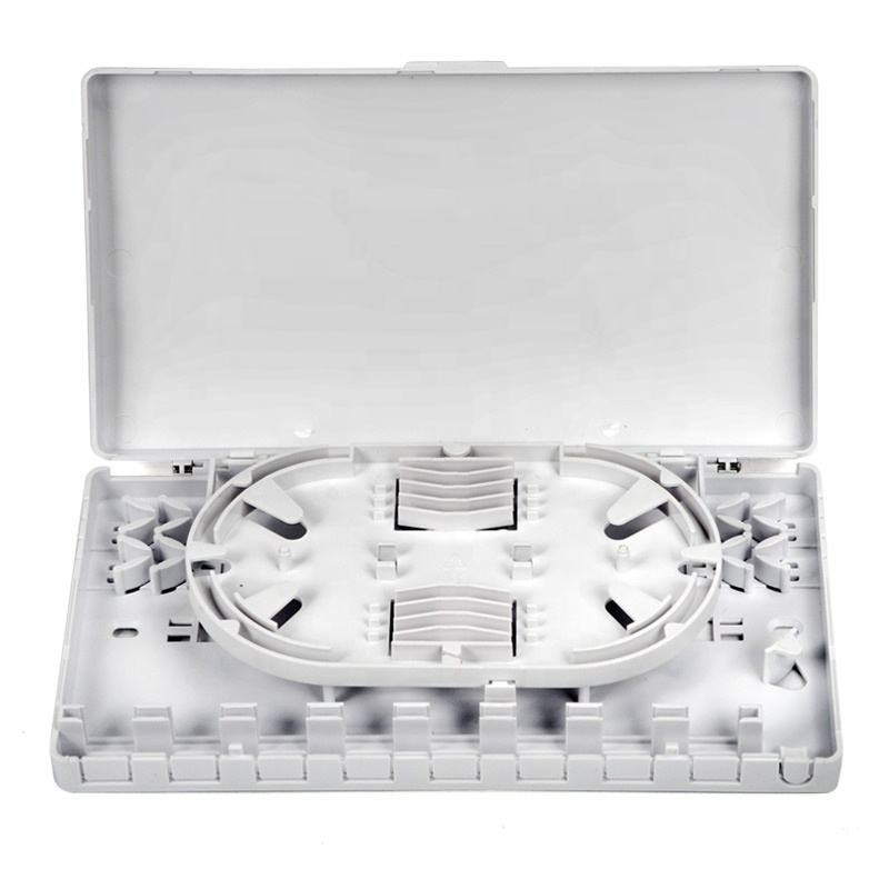 8 Port FTTH Indoor Wall Outlet Box Mini Fiber Optic Termination Distribution Box