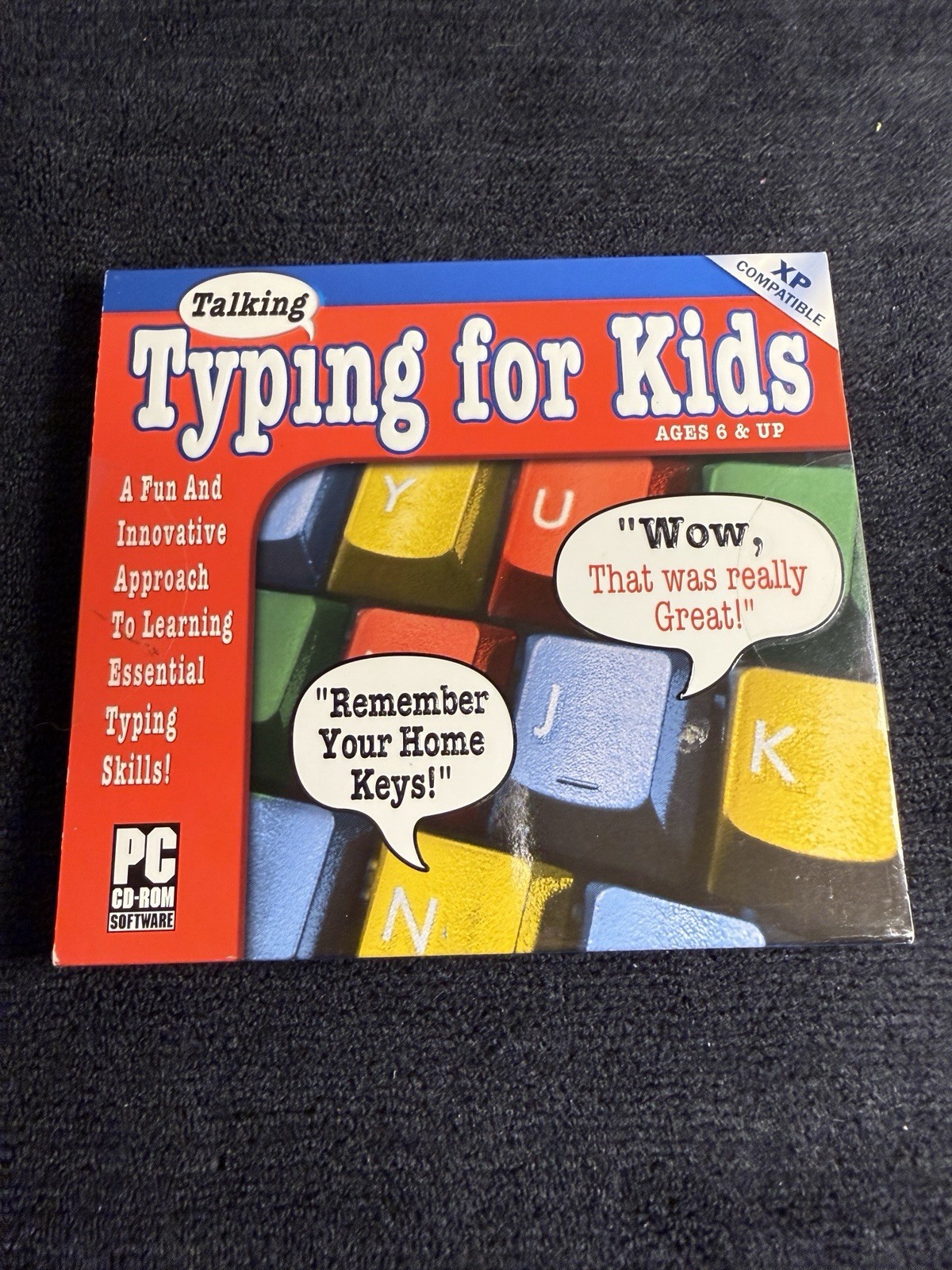 Talking Typing for Kids CD Software New Sealed
