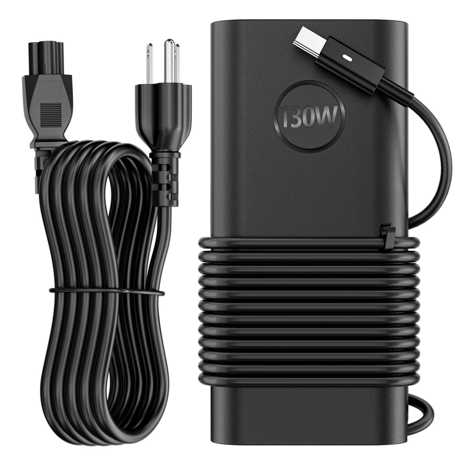130W USB C Laptop Charger Type C Adapter Compatible with DellXPS 15 2in1 9575...