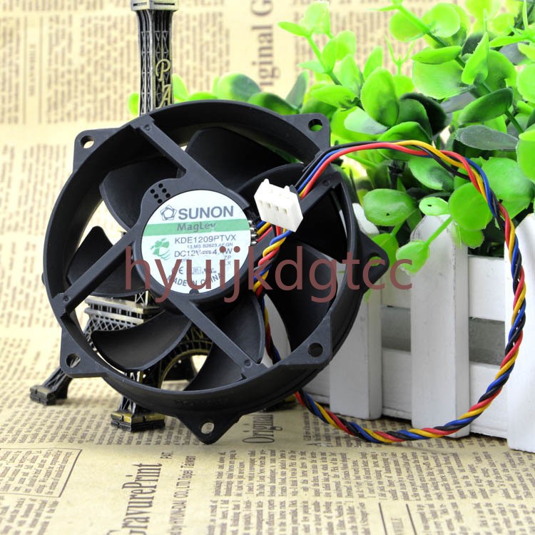 2PCS SUNON 90/80mm x 25mm KDE1209PTVX Maglev Cooler Cooling Fan 12V 4.4W