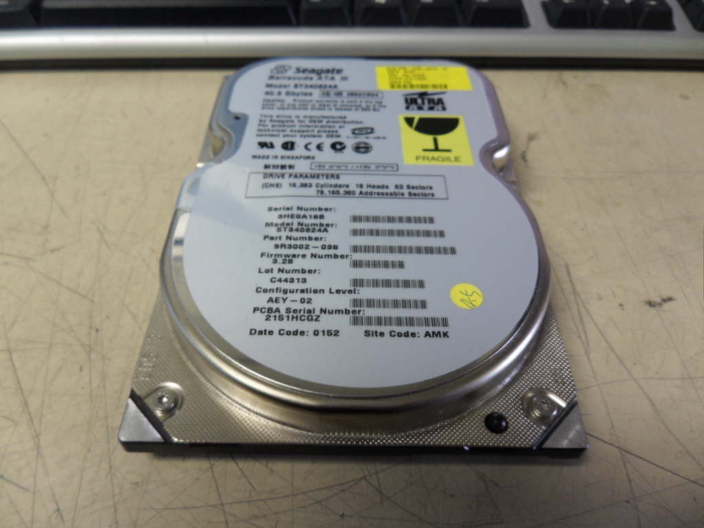 SUN 370-4419-01 40GB Seagate ST340824A 