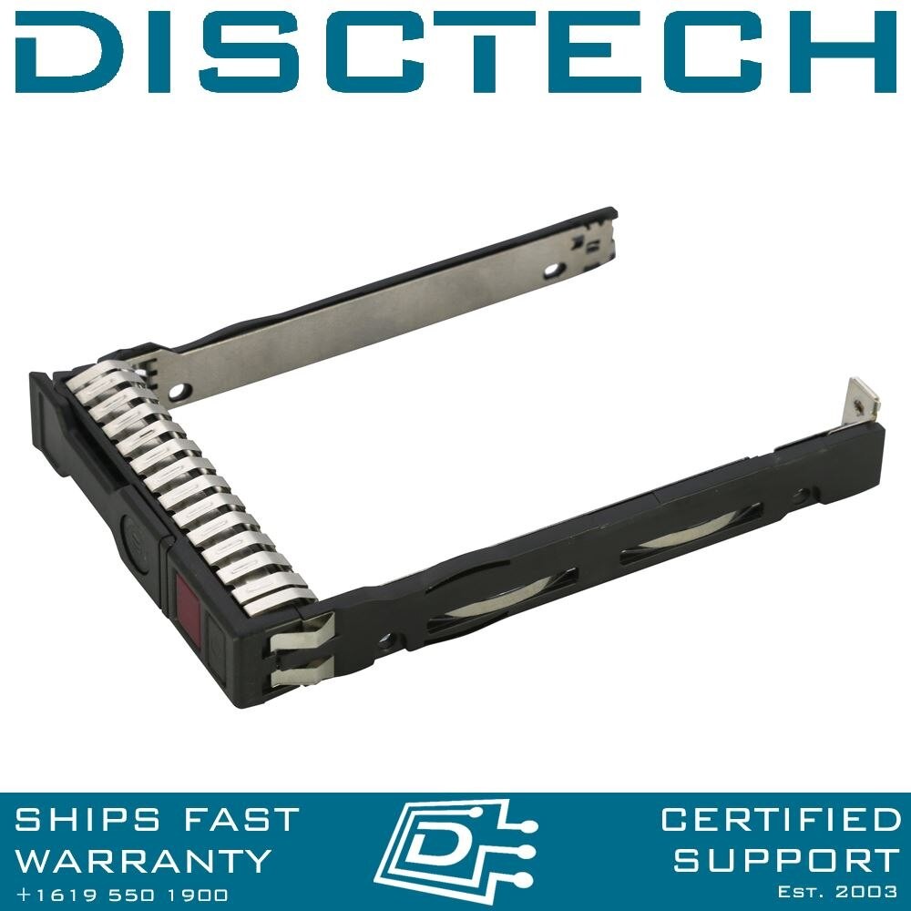 HP HPE 3rd party 727695-001 SFF 2.5" SATA SAS NVMe drive Tray Caddy DL360 G10